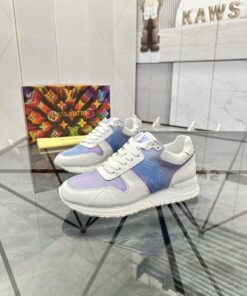 LV 一比一漸變紫藍運動鞋 時尚百搭休閒鞋