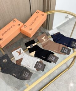 LV 一比一襪子 經典Logo百搭休閒舒適款