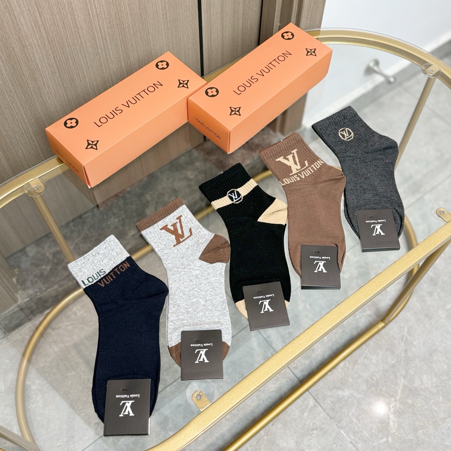 LV 一比一襪子 經典Logo百搭休閒舒適款｜歐美奢侈品精品推薦