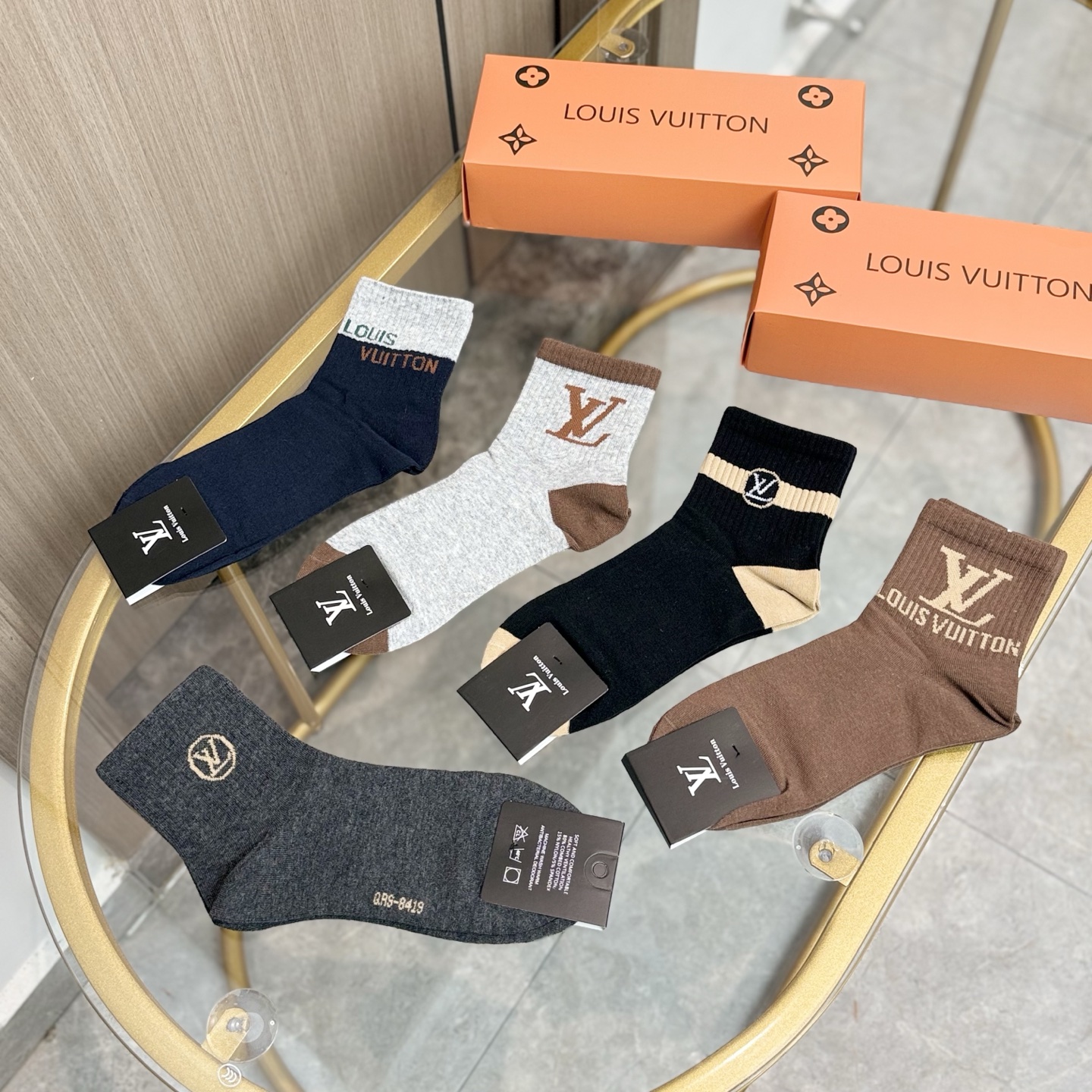 LV 一比一襪子 經典Logo百搭休閒舒適款｜歐美奢侈品精品推薦