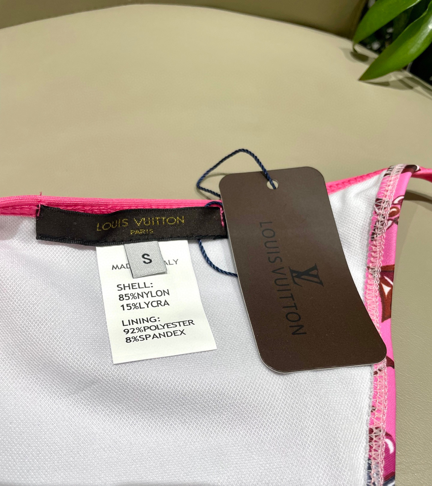 LV 高仿比基尼 粉色印花心型性感款｜歐美奢侈品精品推薦