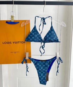 LV 原單泳裝 經典藍色Monogram比基尼