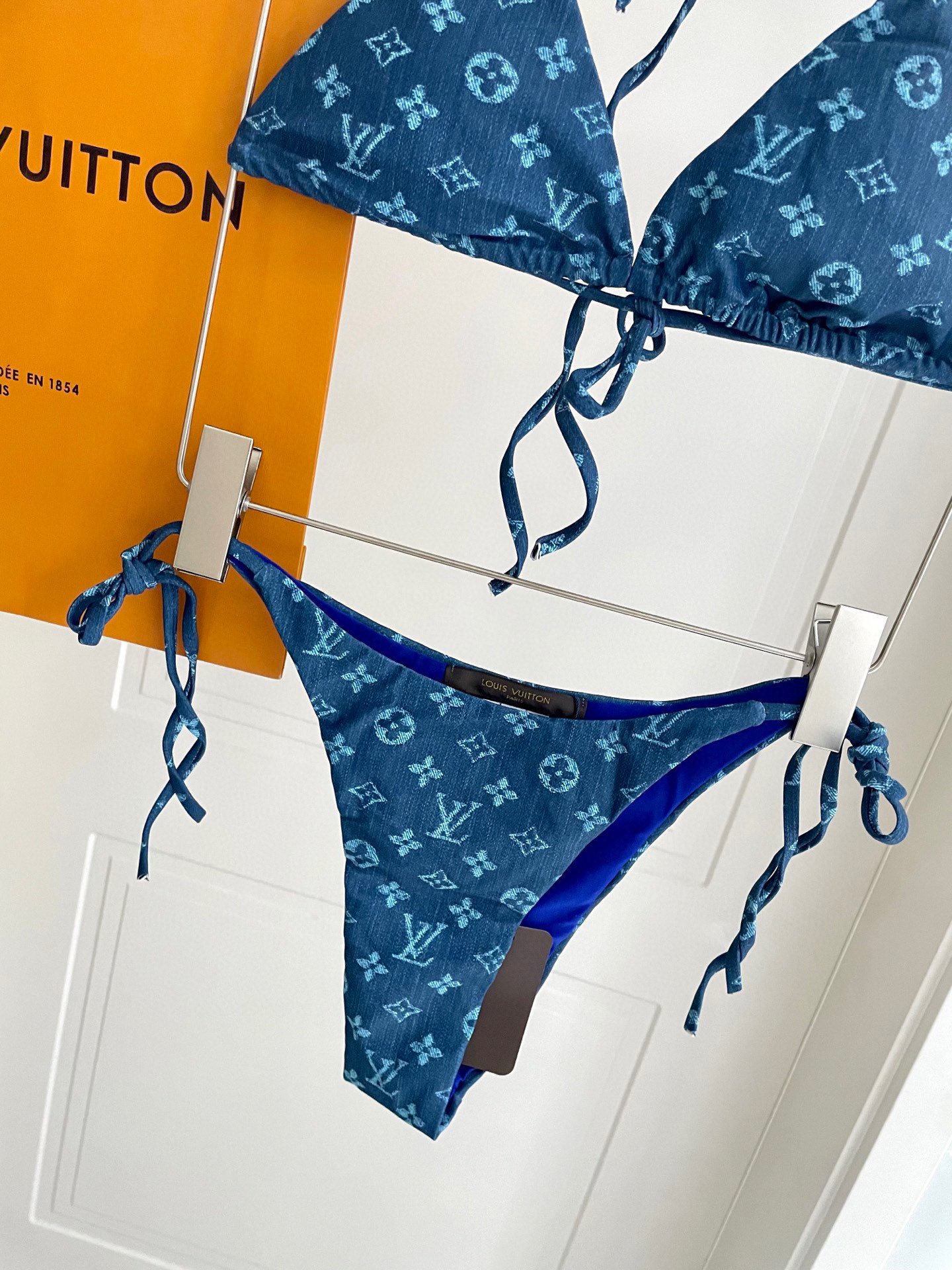 LV 原單泳裝 經典藍色Monogram比基尼｜歐美奢侈品精品推薦