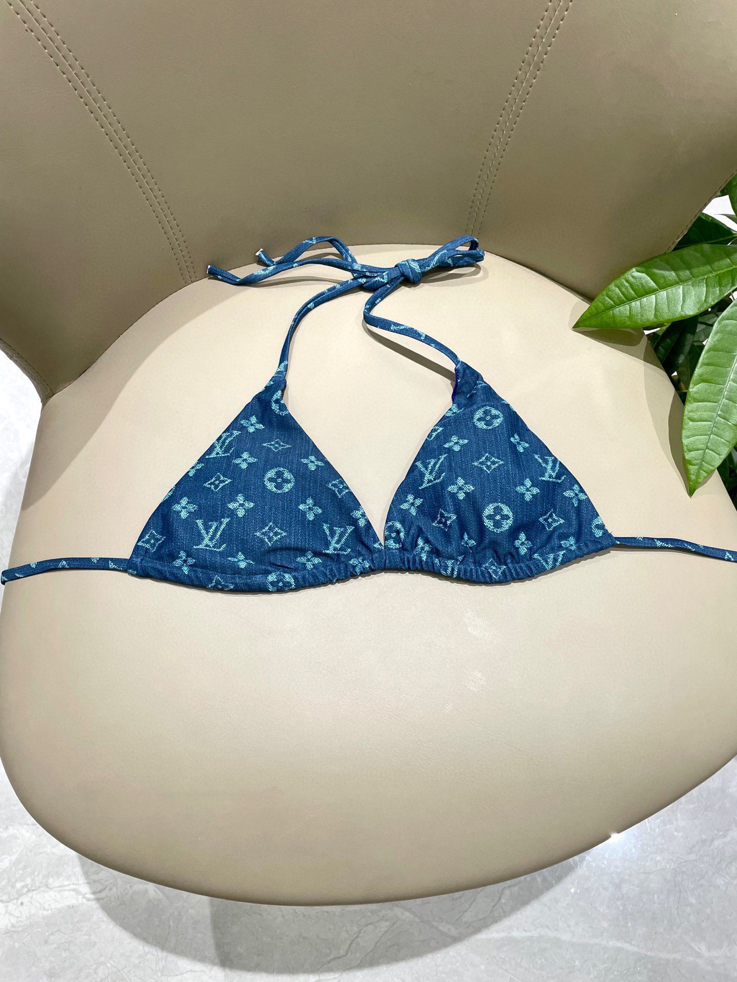 LV 原單泳裝 經典藍色Monogram比基尼｜歐美奢侈品精品推薦