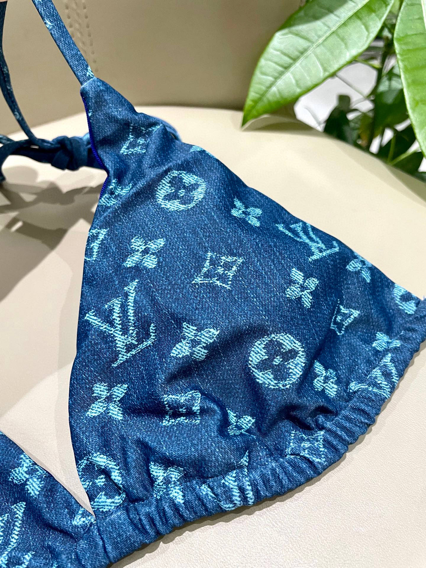 LV 原單泳裝 經典藍色Monogram比基尼｜歐美奢侈品精品推薦