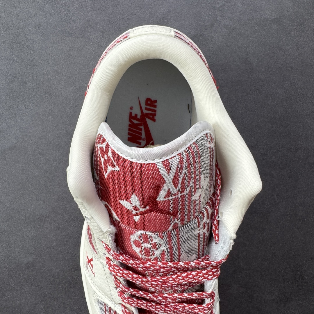 LV 高仿 紅白拼接低幫運動鞋 潮流設計款｜歐美奢侈品精品推薦