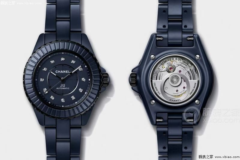 CHANEL J12 藍陶瓷高仿鑽面自動機械錶 精緻限量款｜歐美奢侈品精品推薦