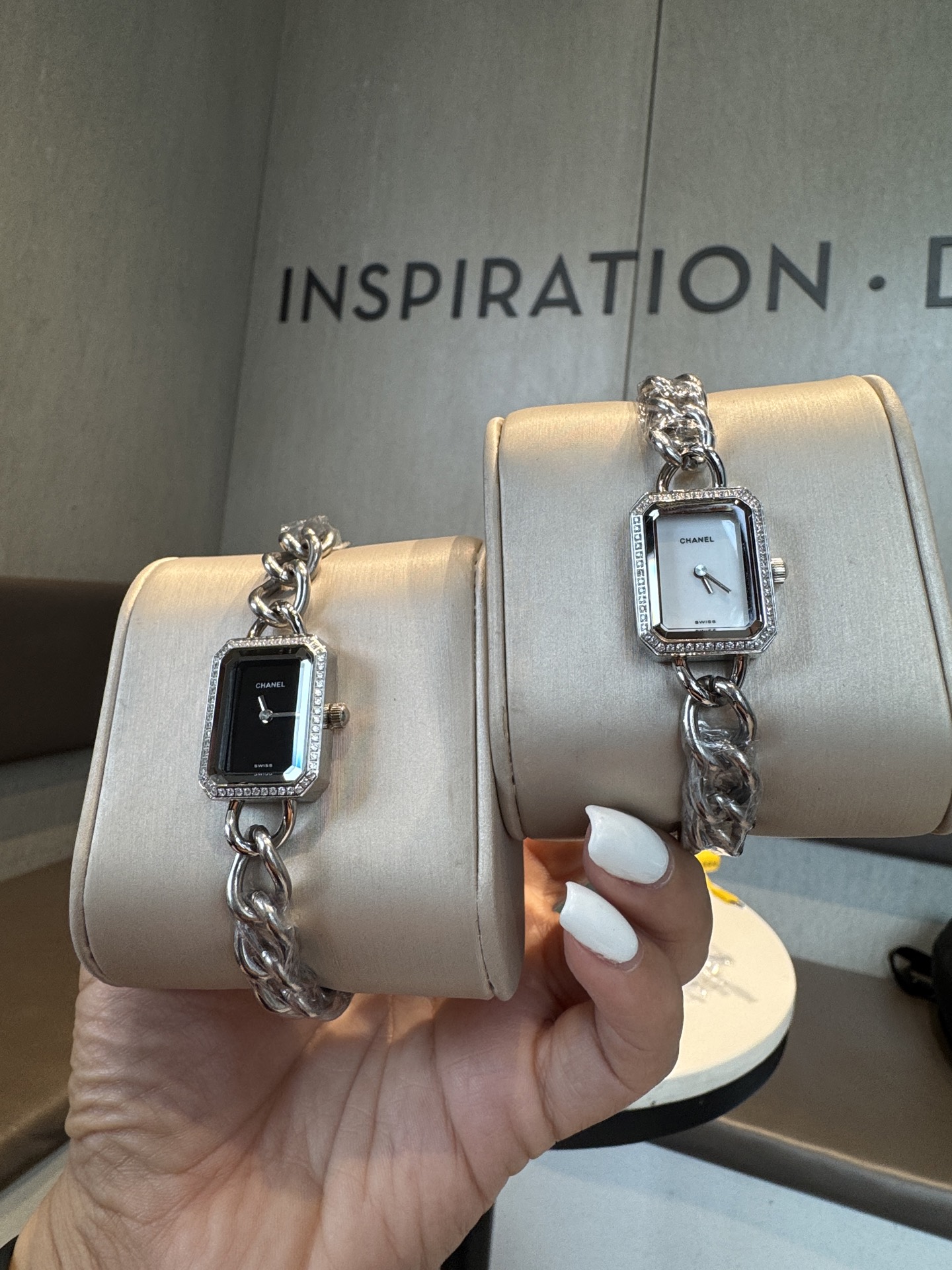 CHANEL Première 鏈帶鑲鑽A貨女錶 白面銀鏈優雅款｜歐美奢侈品精品推薦