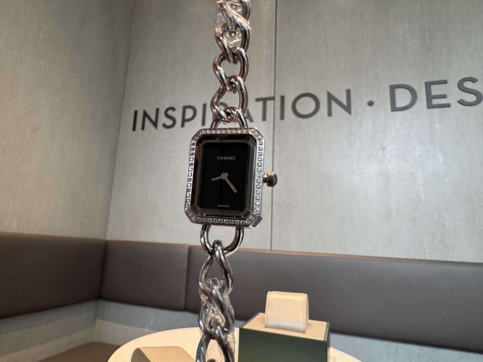 CHANEL Première 鏈帶鑲鑽A貨女錶 白面銀鏈優雅款｜歐美奢侈品精品推薦