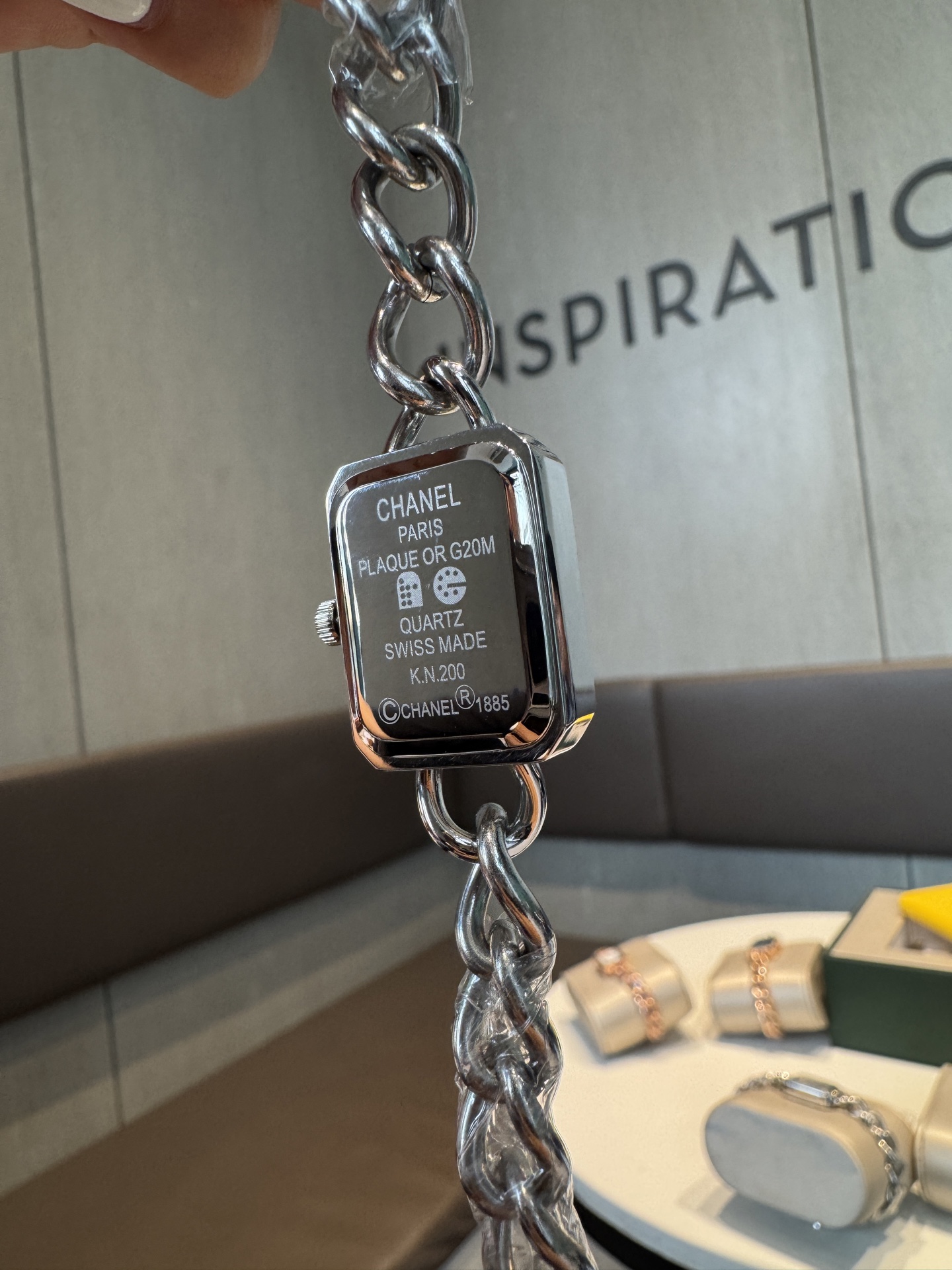 CHANEL Première 鏈帶鑲鑽A貨女錶 白面銀鏈優雅款｜歐美奢侈品精品推薦