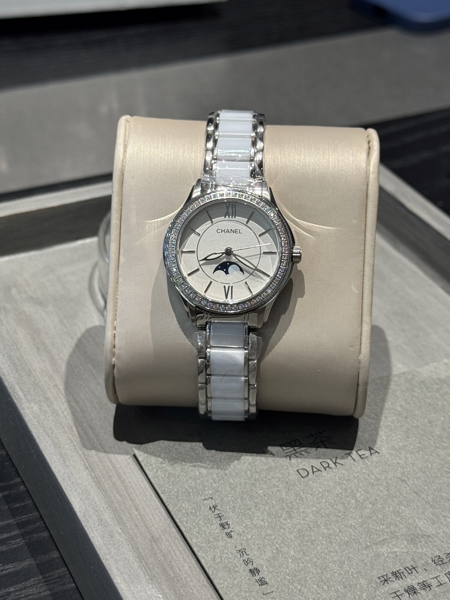 CHANEL Première 月相原單女錶 白陶瓷金邊設計| 14 CHANEL Première 月相原單女錶 白陶瓷金邊設計