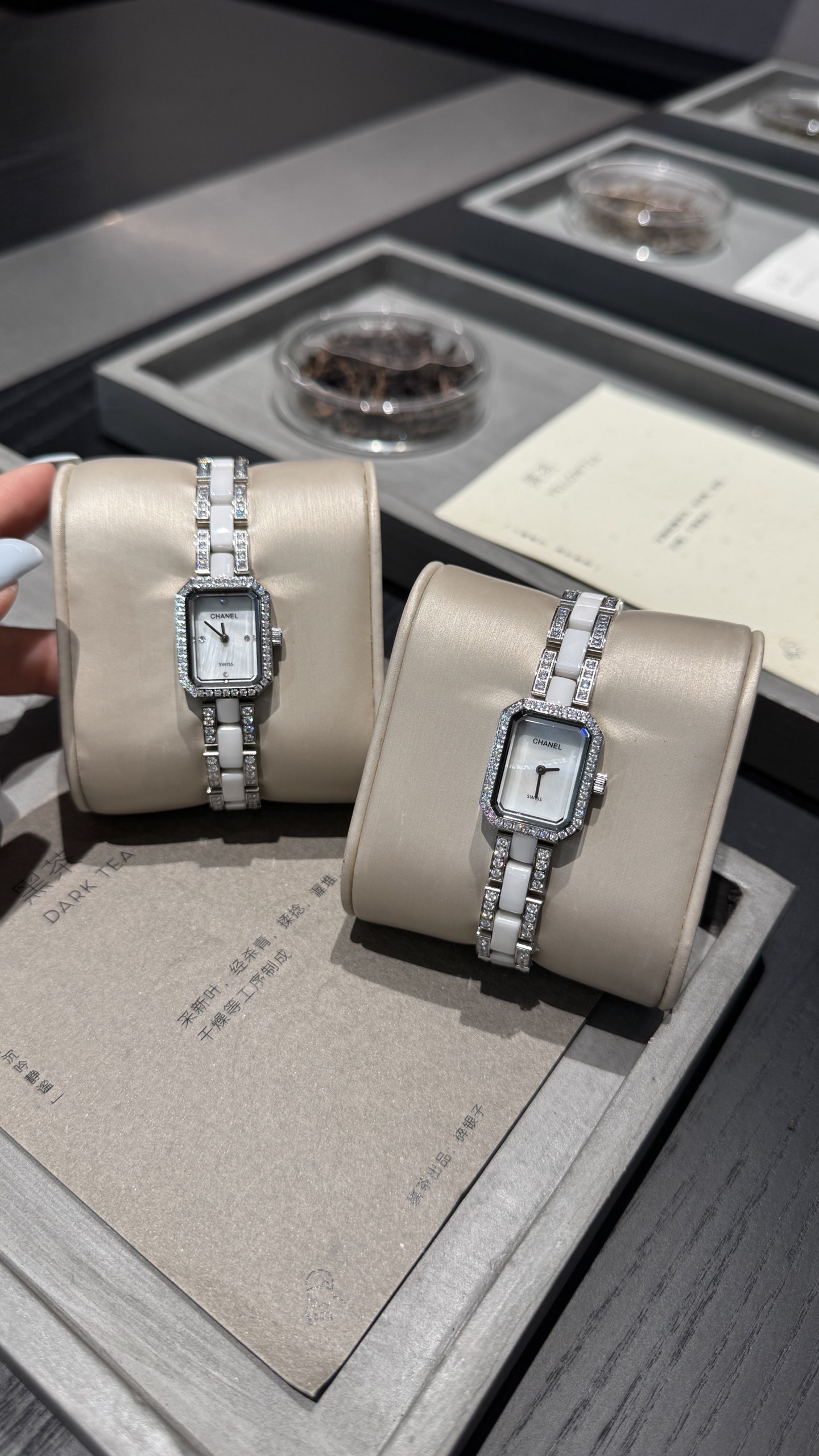 CHANEL Première 原單白陶瓷鑽圈女錶 珍珠貝面典藏款｜歐美奢侈品精品推薦