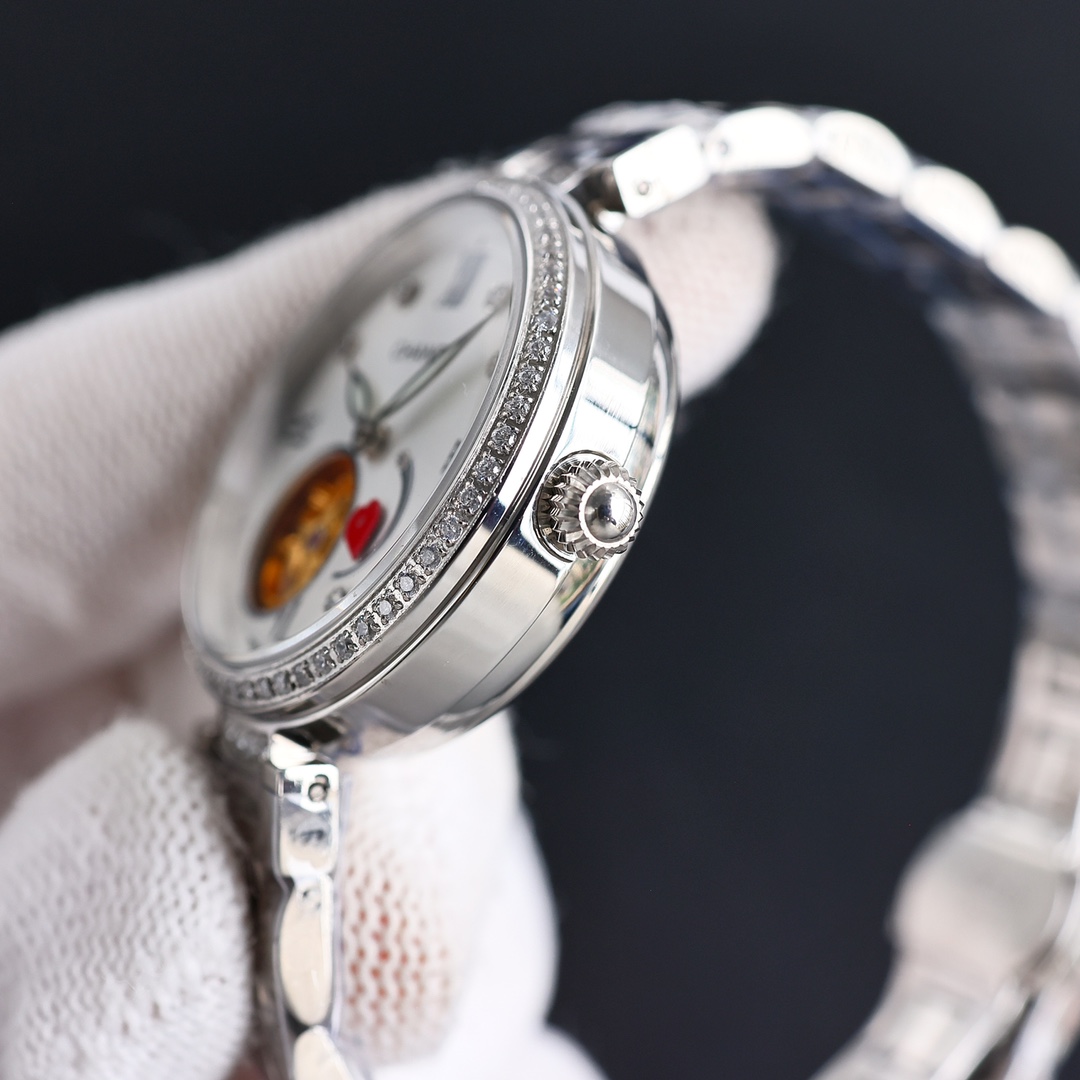 CHANEL Première紅面原單機械女錶 鑽圈鏤空設計精品｜歐美奢侈品精品推薦