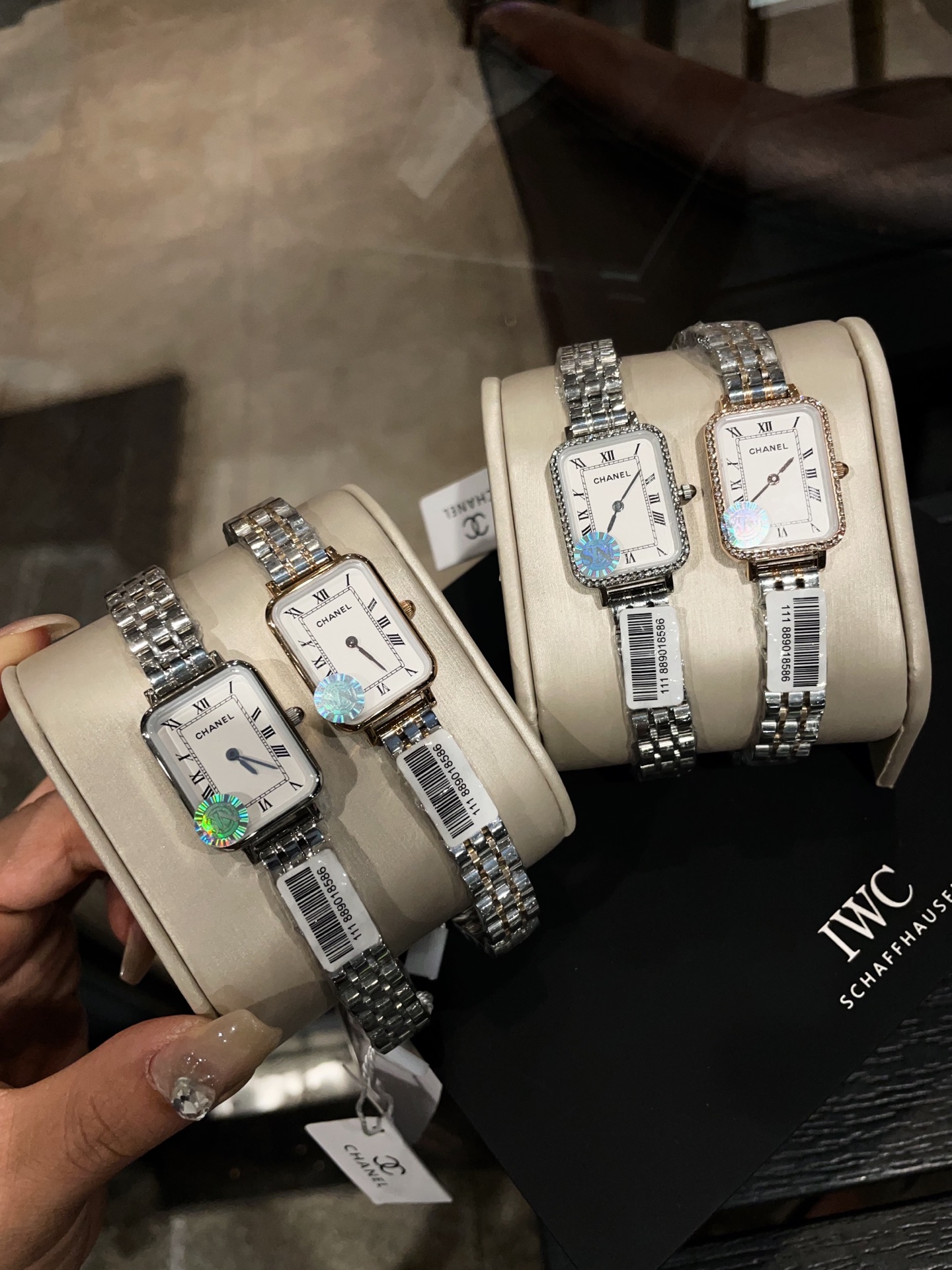 CHANEL Première白面原單羅馬數字女錶 金銀雙色設計