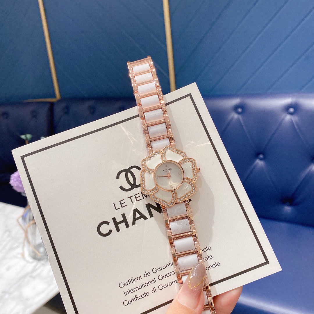 CHANEL Première原單山茶花女錶 玫瑰金陶瓷鏈帶鑽飾|超A仿原單精品圖片 14 CHANEL Première原單山茶花女錶 玫瑰金陶瓷鏈帶鑽飾|歐美奢侈品精品推薦