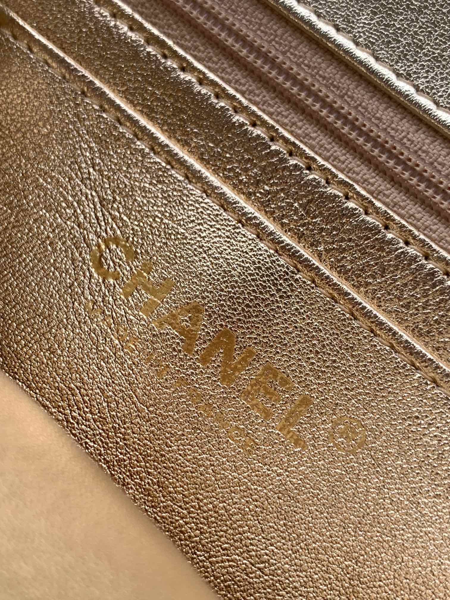 CHANEL 高仿金色迷你菱格鏈條包 經典雙C設計小香風斜背精品｜歐美奢侈品精品推薦