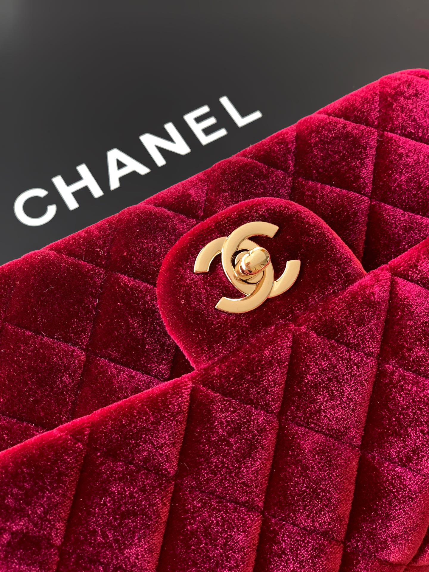 CHANEL 高仿 2.55 絨面紅酒色鏈條包 經典雙C復古奢華精品女包｜歐美奢侈品精品推薦