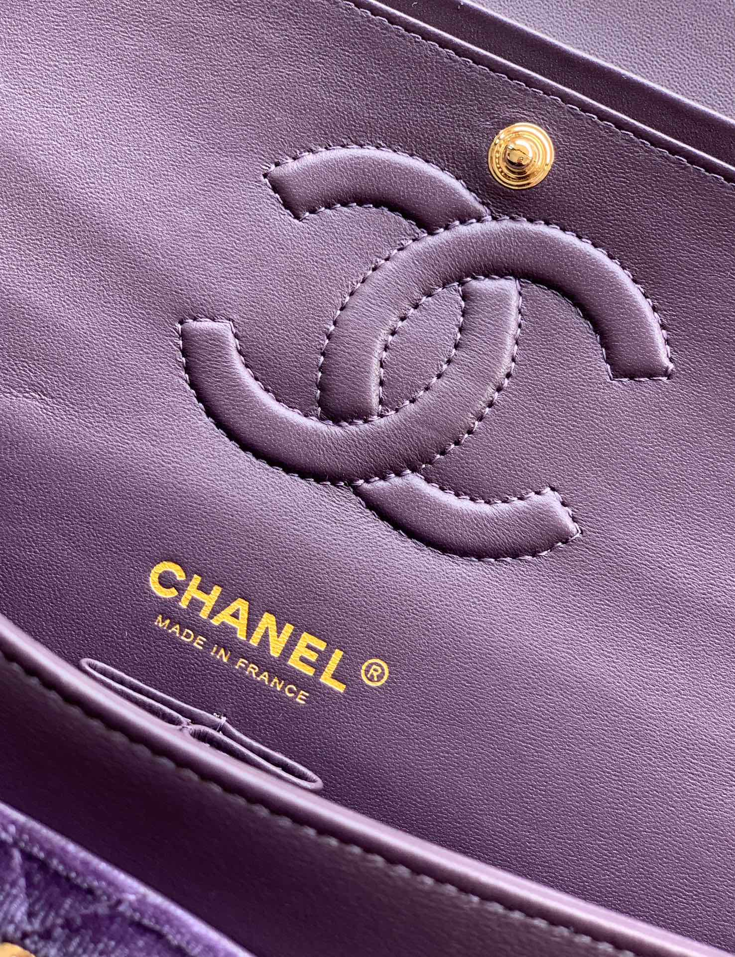 CHANEL A貨 2.55 紫羅蘭絨面菱格鏈條包 高雅迷人復古精品女包｜歐美奢侈品精品推薦
