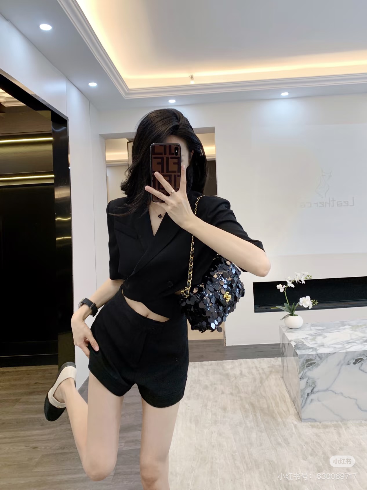 CHANEL 高仿 黑色亮片鏈條包 閃耀奢華質感派對精品女包｜歐美奢侈品精品推薦