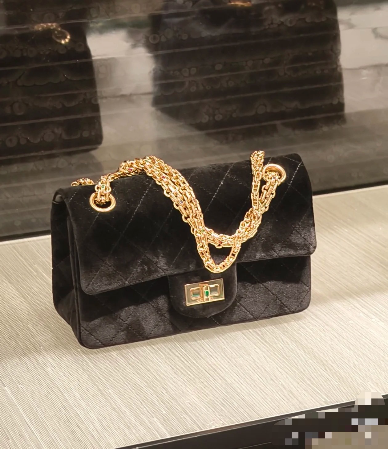 CHANEL 高仿 2.55 黑色絲絨金鏈包 復古奢華高貴氣質女包｜歐美奢侈品精品推薦