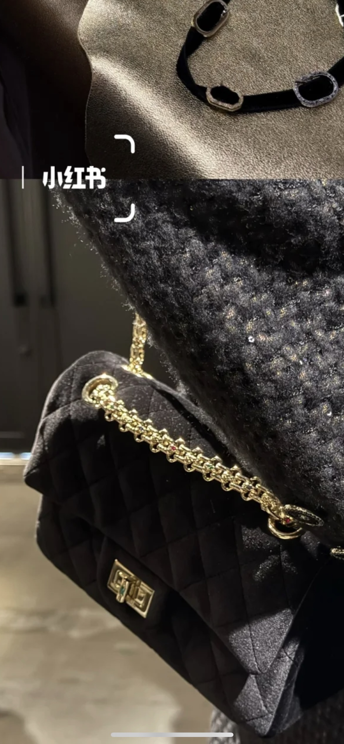 CHANEL 高仿 2.55 黑色絲絨金鏈包 復古奢華高貴氣質女包｜歐美奢侈品精品推薦
