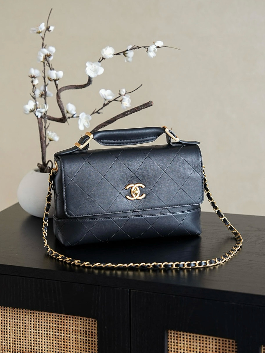 CHANEL 高仿 2.55 黑色手提菱格鏈條包 經典優雅氣質百搭精品｜歐美奢侈品精品推薦