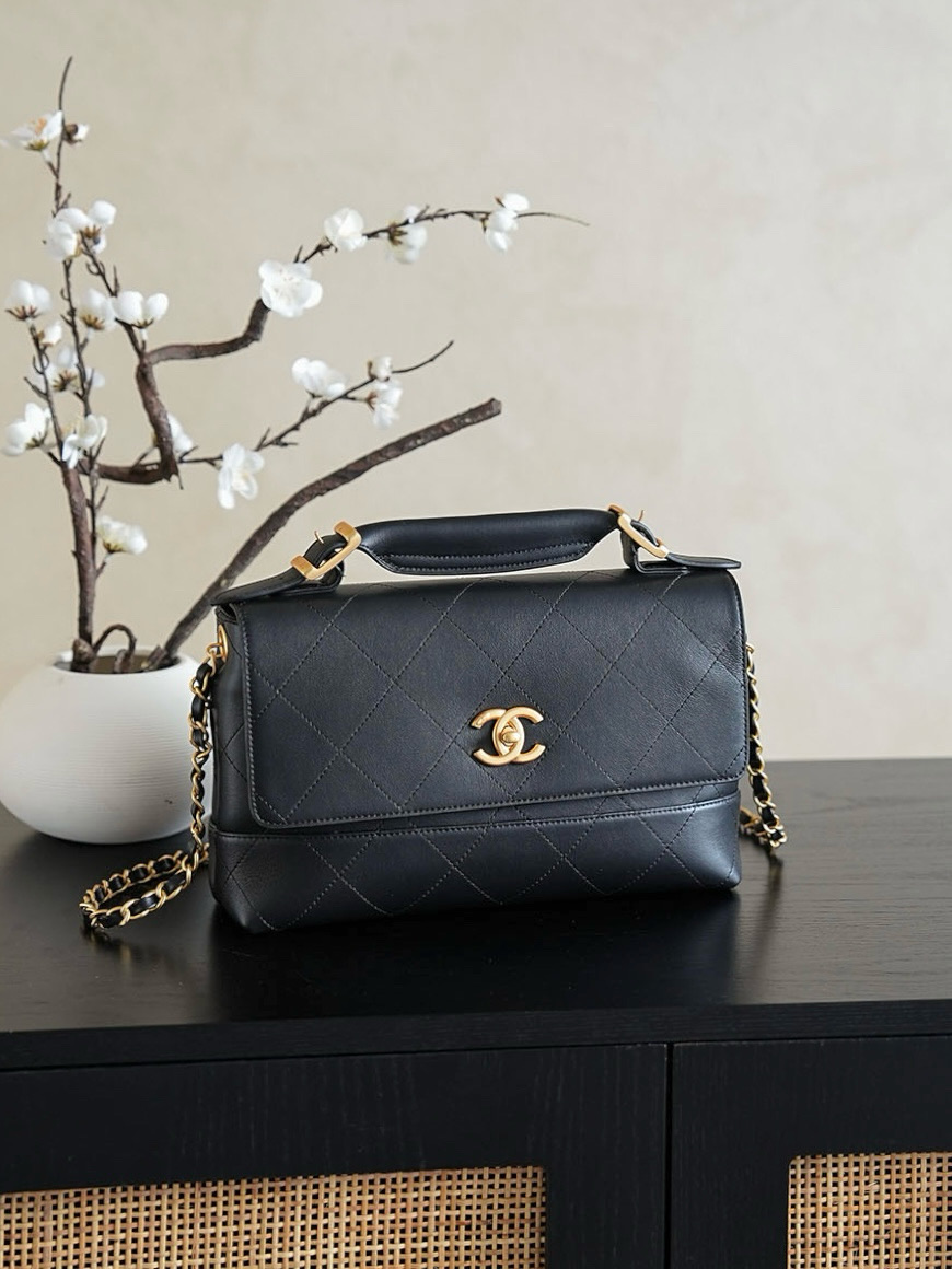 CHANEL 高仿 2.55 黑色手提菱格鏈條包 經典優雅氣質百搭精品｜歐美奢侈品精品推薦
