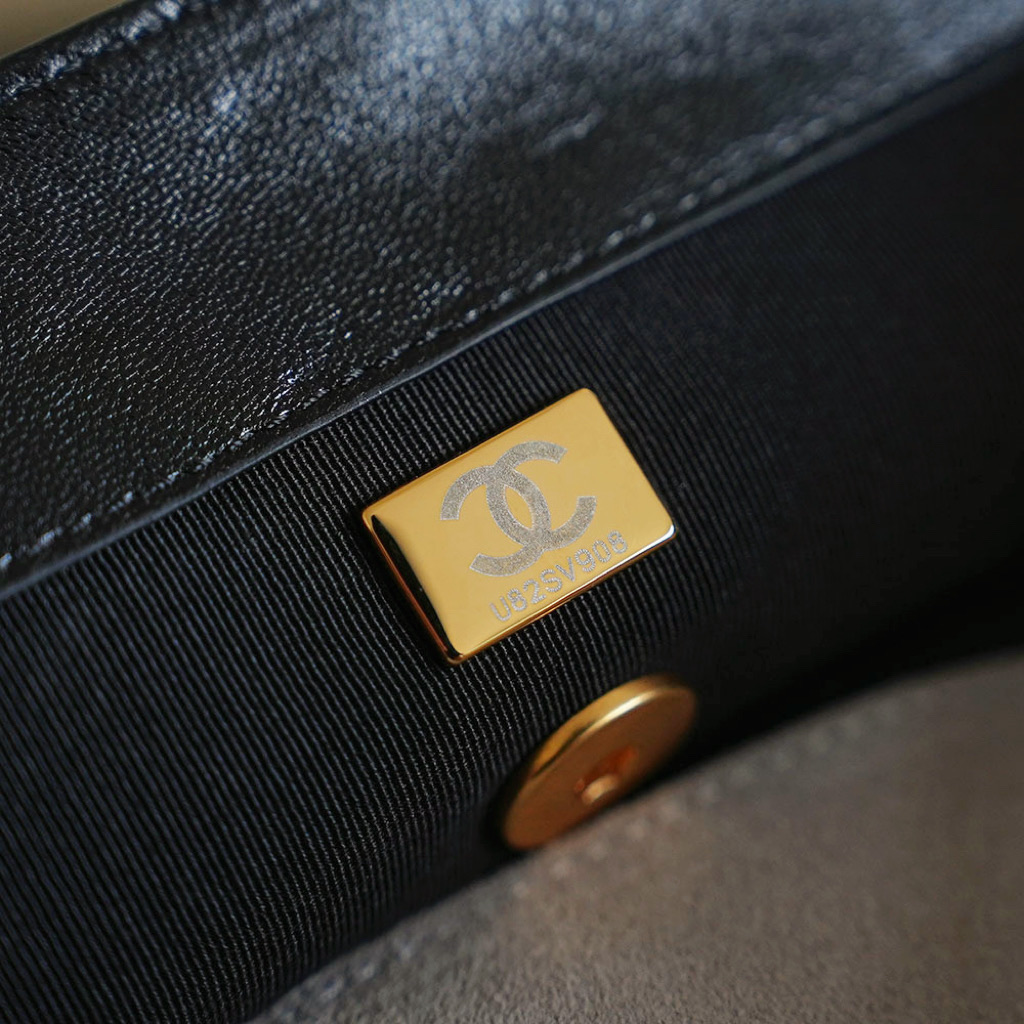 CHANEL A貨 2.55 黑灰拼接手提鏈條包 經典雙色設計精品女包｜歐美奢侈品精品推薦