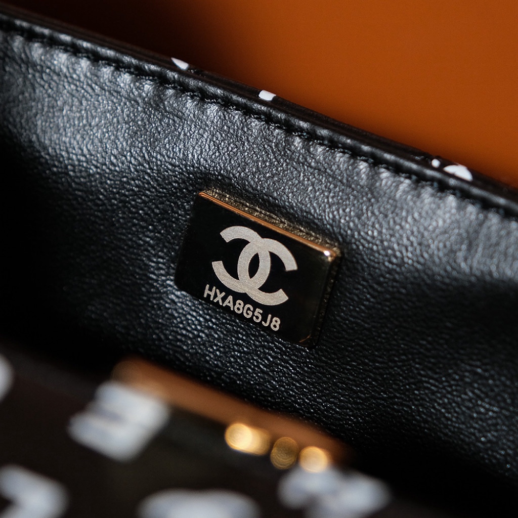 CHANEL 一比一 2.55 黑色字母印花鏈條包 時尚百搭精品包款｜歐美奢侈品精品推薦