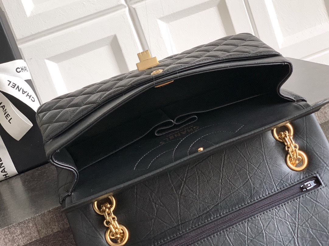 CHANEL A貨 2.55 黑紅徽章鏈條包 菱格復古金鍊奢華肩背包｜歐美奢侈品精品推薦