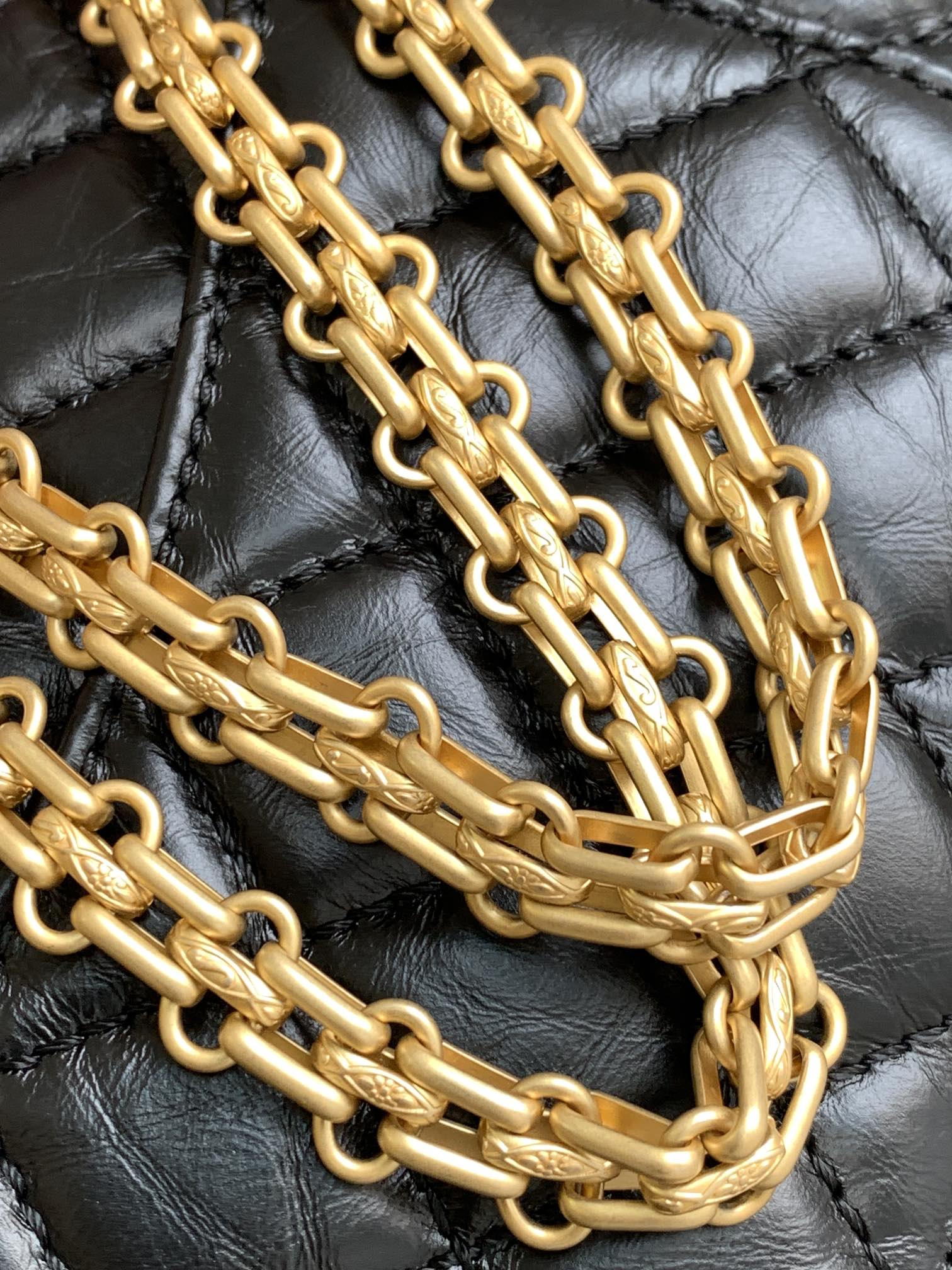 CHANEL 原單 2.55 黑色金扣菱格鏈條包 經典復古精品肩背包｜歐美奢侈品精品推薦