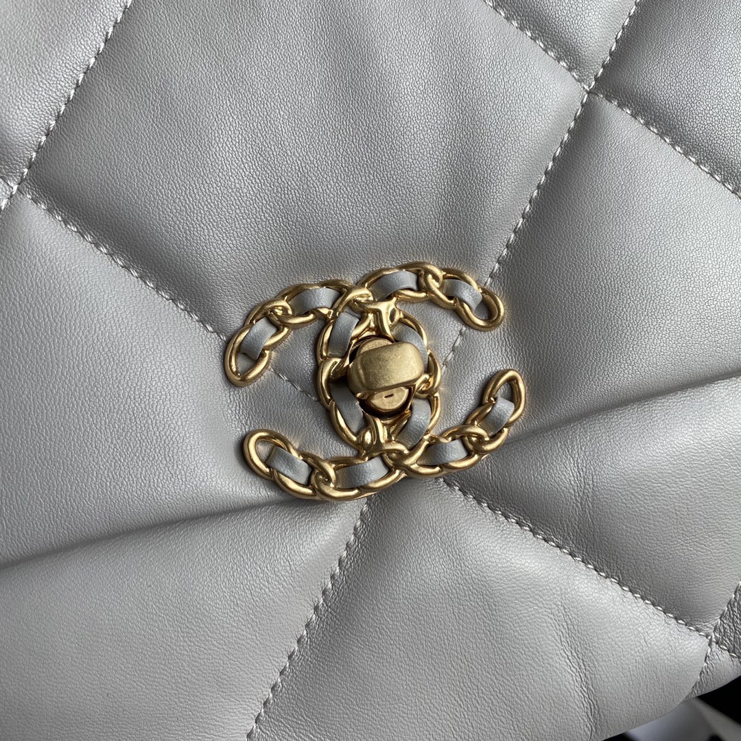 CHANEL 原單 2.55 灰色軟皮金鏈包 大容量精品鏈條肩背包｜歐美奢侈品精品推薦