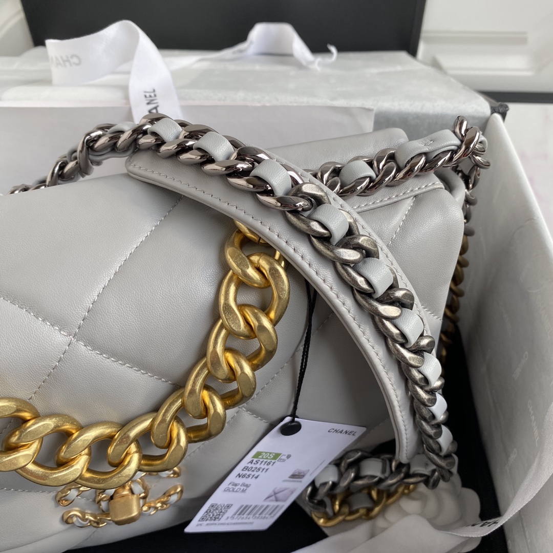 CHANEL 原單 2.55 灰色軟皮金鏈包 大容量精品鏈條肩背包｜歐美奢侈品精品推薦
