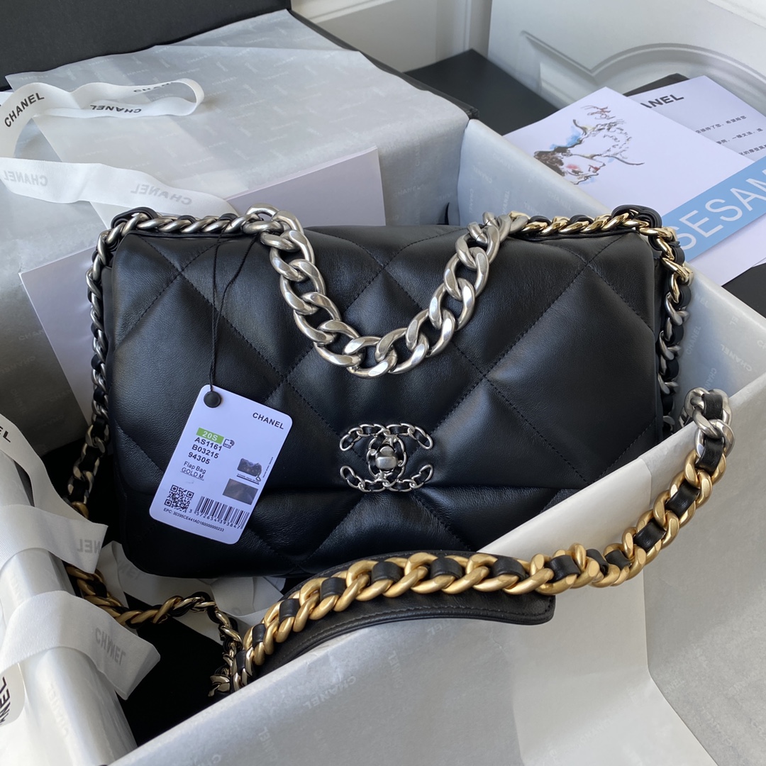 CHANEL 頂級原單 2.55 黑色軟皮銀鏈包 高質感羊皮鏈條肩背包