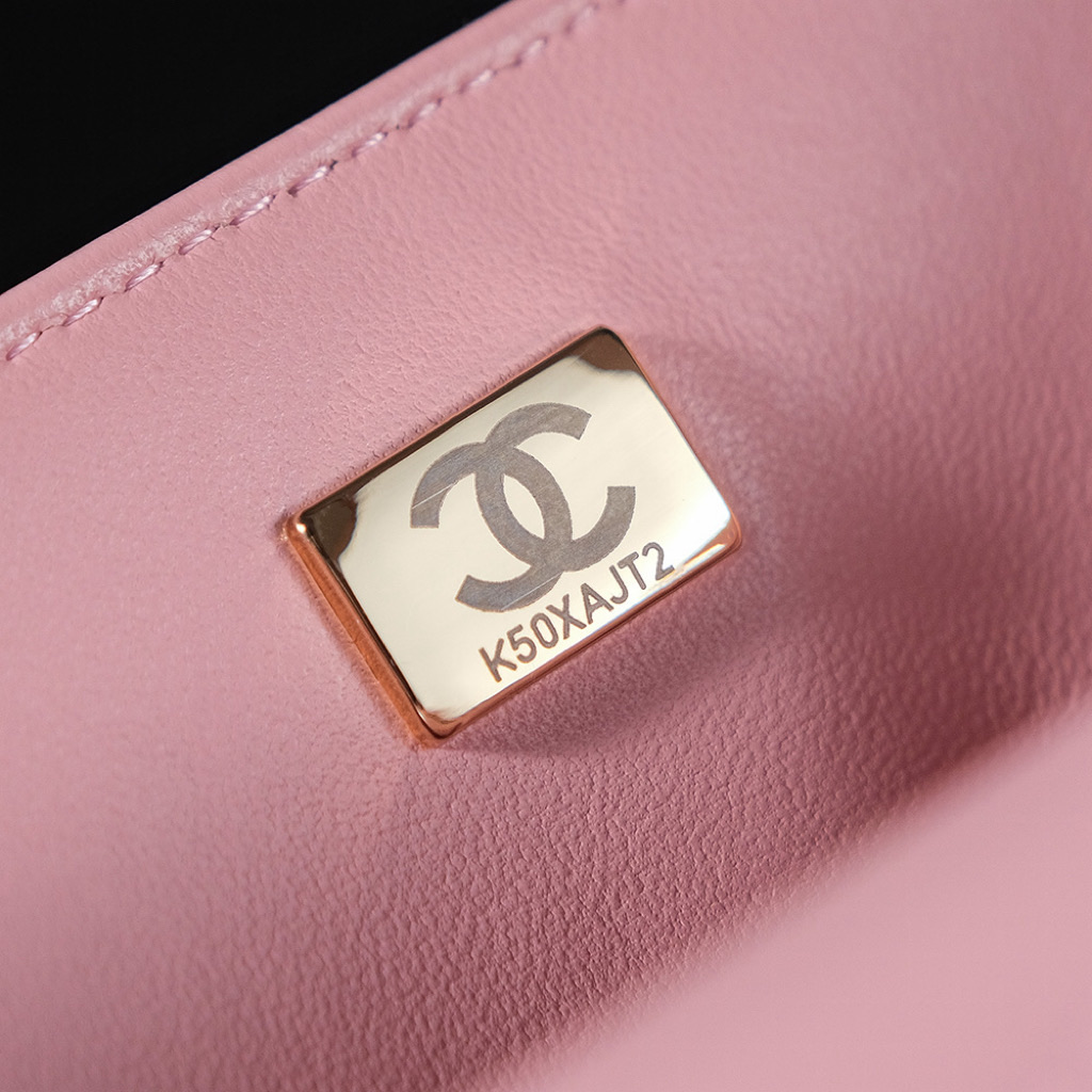 CHANEL A級精品 2.55 雪花呢粉白配色包 優雅菱格紋鏈條包｜歐美奢侈品精品推薦