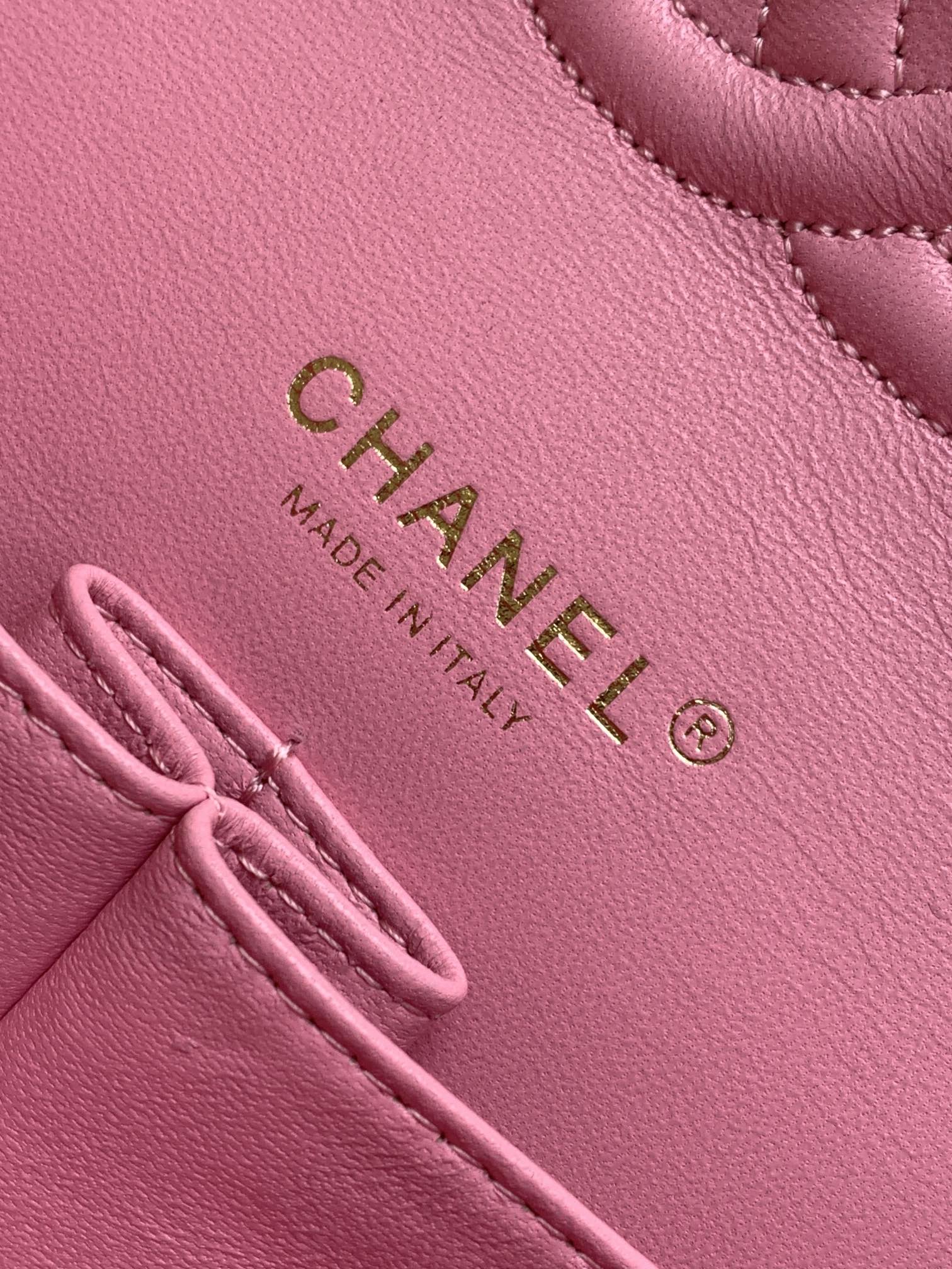 CHANEL 粉色格紋原單鏈條包 甜美氣質羊毛呢單肩包｜歐美奢侈品精品推薦