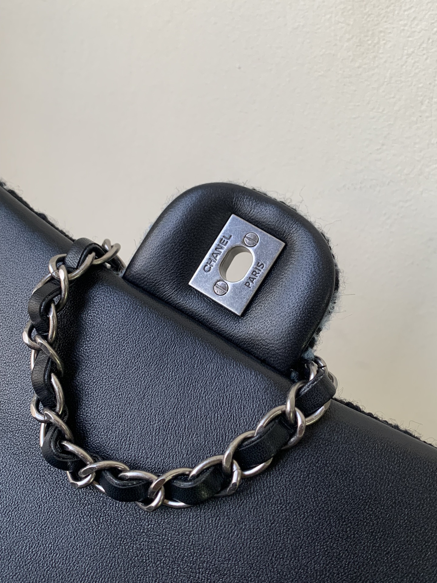 Chanel A貨格紋羊毛呢鏈條小方包 氣質迷你肩背包｜歐美奢侈品精品推薦