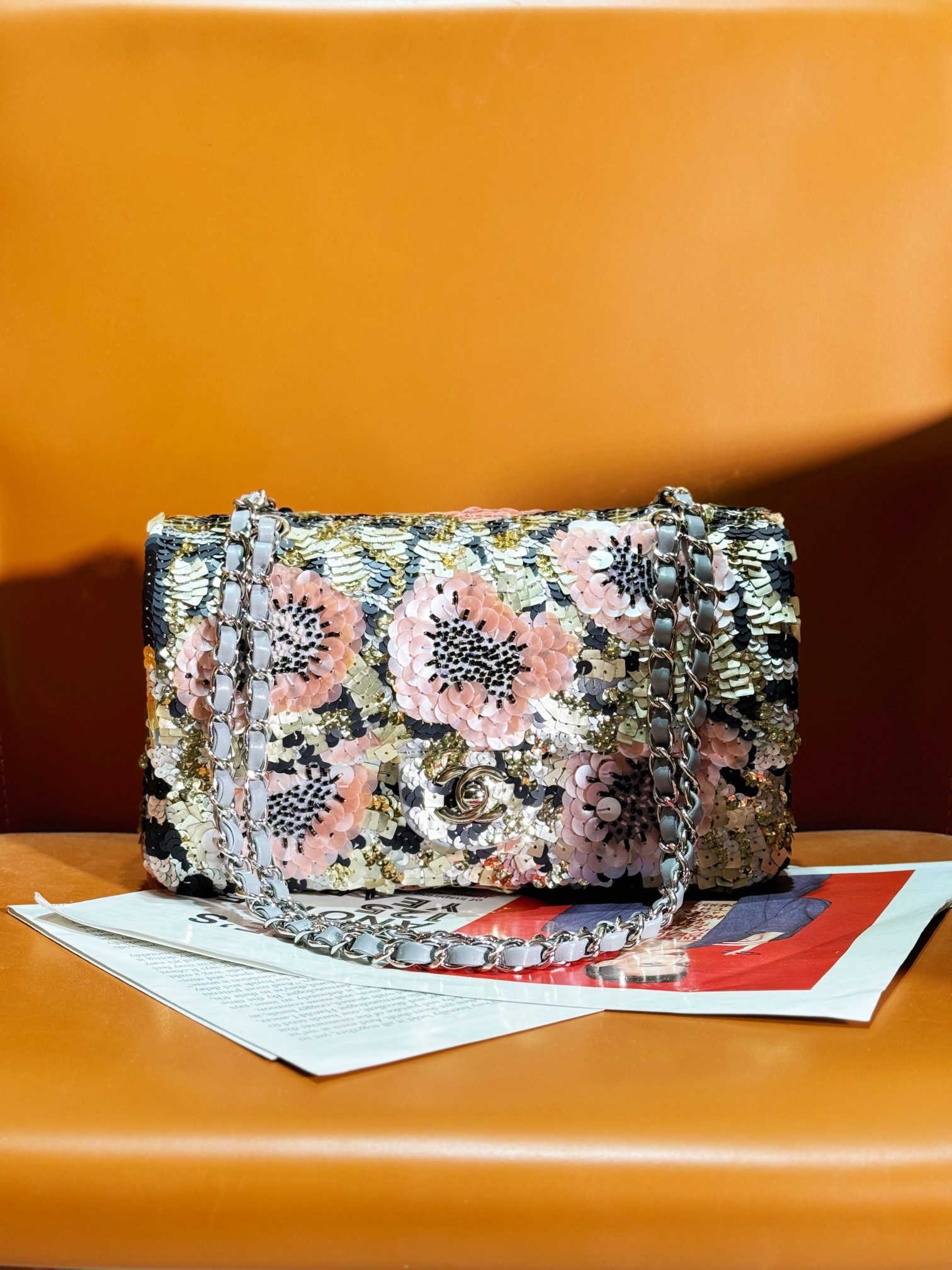 Chanel 原單亮片立體花卉刺繡包 華麗設計鏈條肩背包|超A仿原單精品圖片 14 Chanel 原單亮片立體花卉刺繡包 華麗設計鏈條肩背包|歐美奢侈品精品推薦