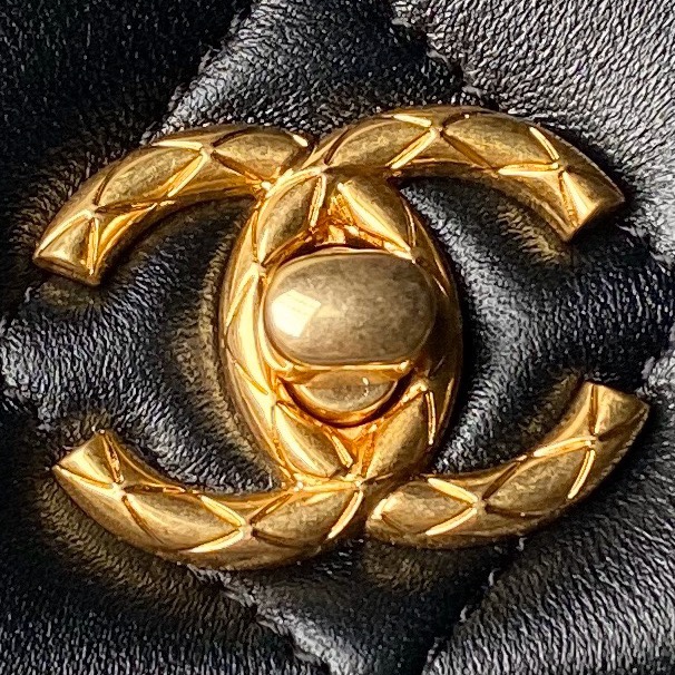 CHANEL高仿黑色金鍊鏈條包 女士經典菱格紋手袋 奢華氣質百搭款｜歐美奢侈品精品推薦