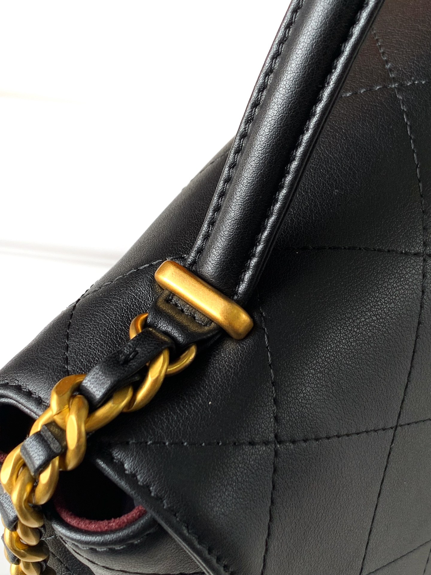 CHANEL原單黑色菱格手提鏈條包 女士優雅經典款 高質感真皮手袋｜歐美奢侈品精品推薦