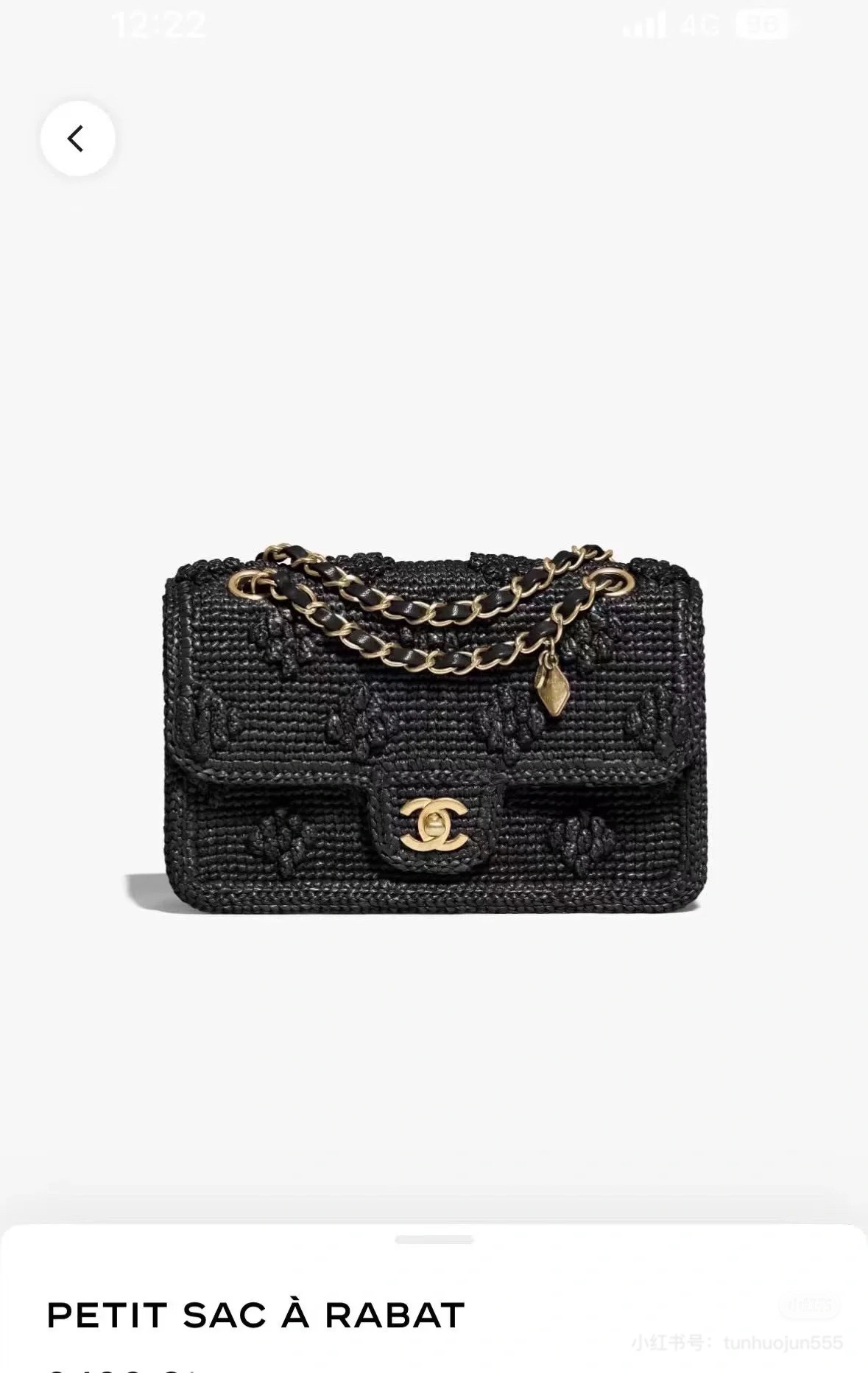 CHANEL高仿黑色編織鏈條包 夏季藤編風格精品 典雅質感小香包｜歐美奢侈品精品推薦