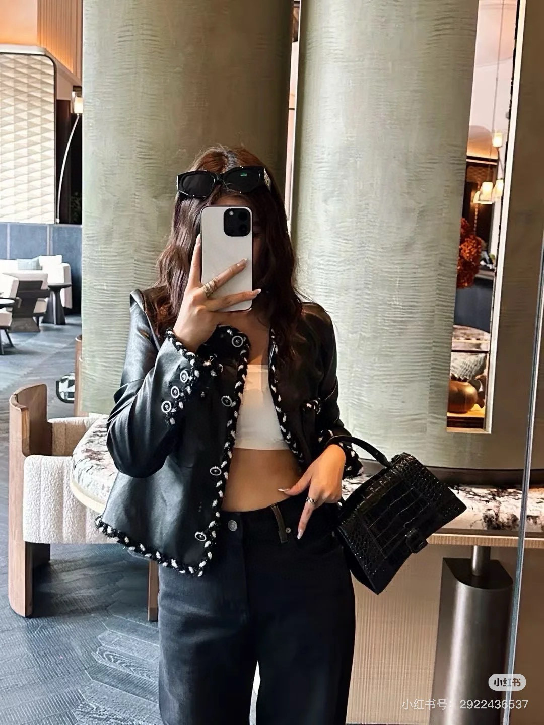 CHANEL原單小香風皮革外套 女士短版設計氣質百搭款｜歐美奢侈品精品推薦