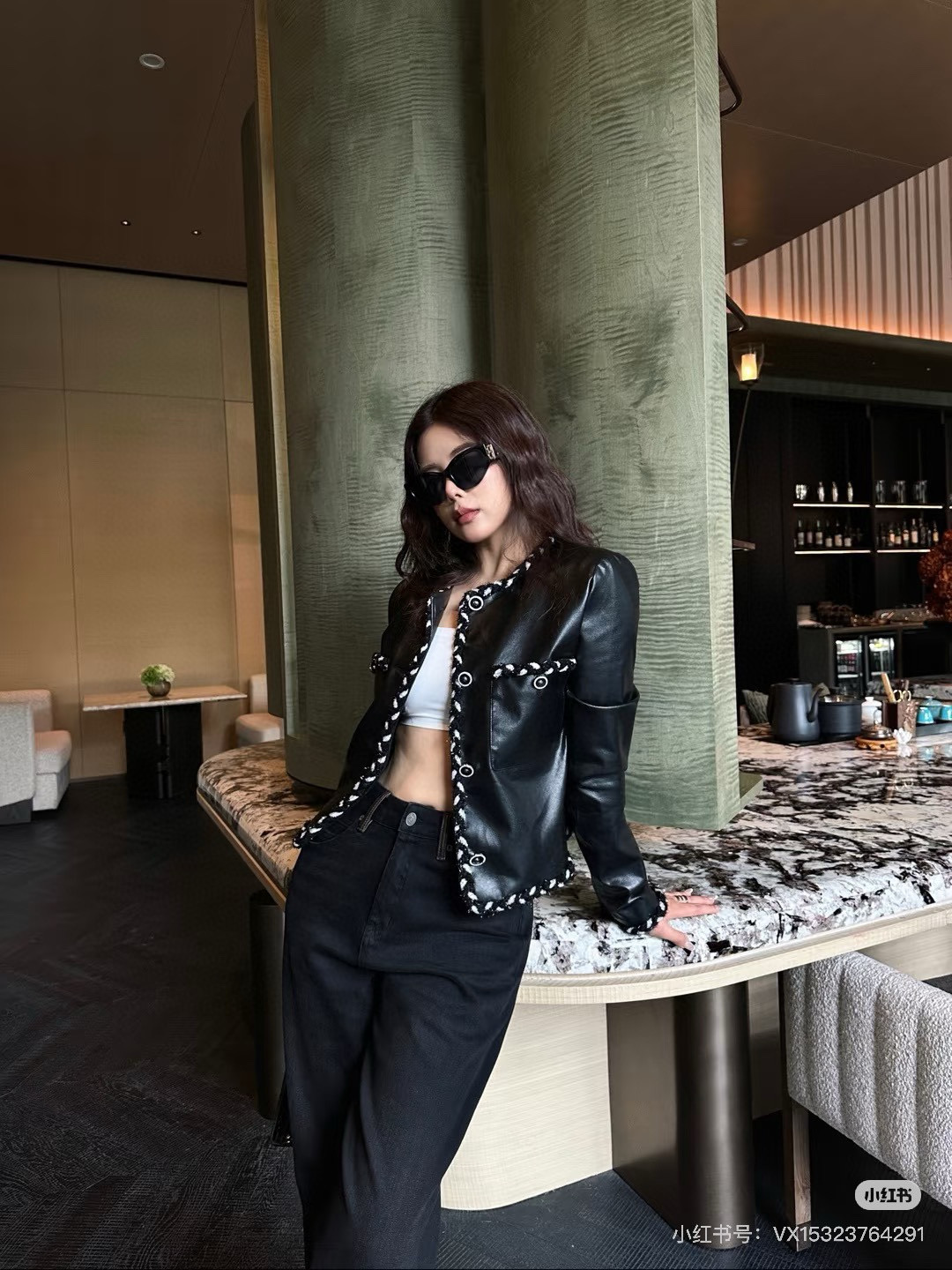 CHANEL原單小香風皮革外套 女士短版設計氣質百搭款｜歐美奢侈品精品推薦