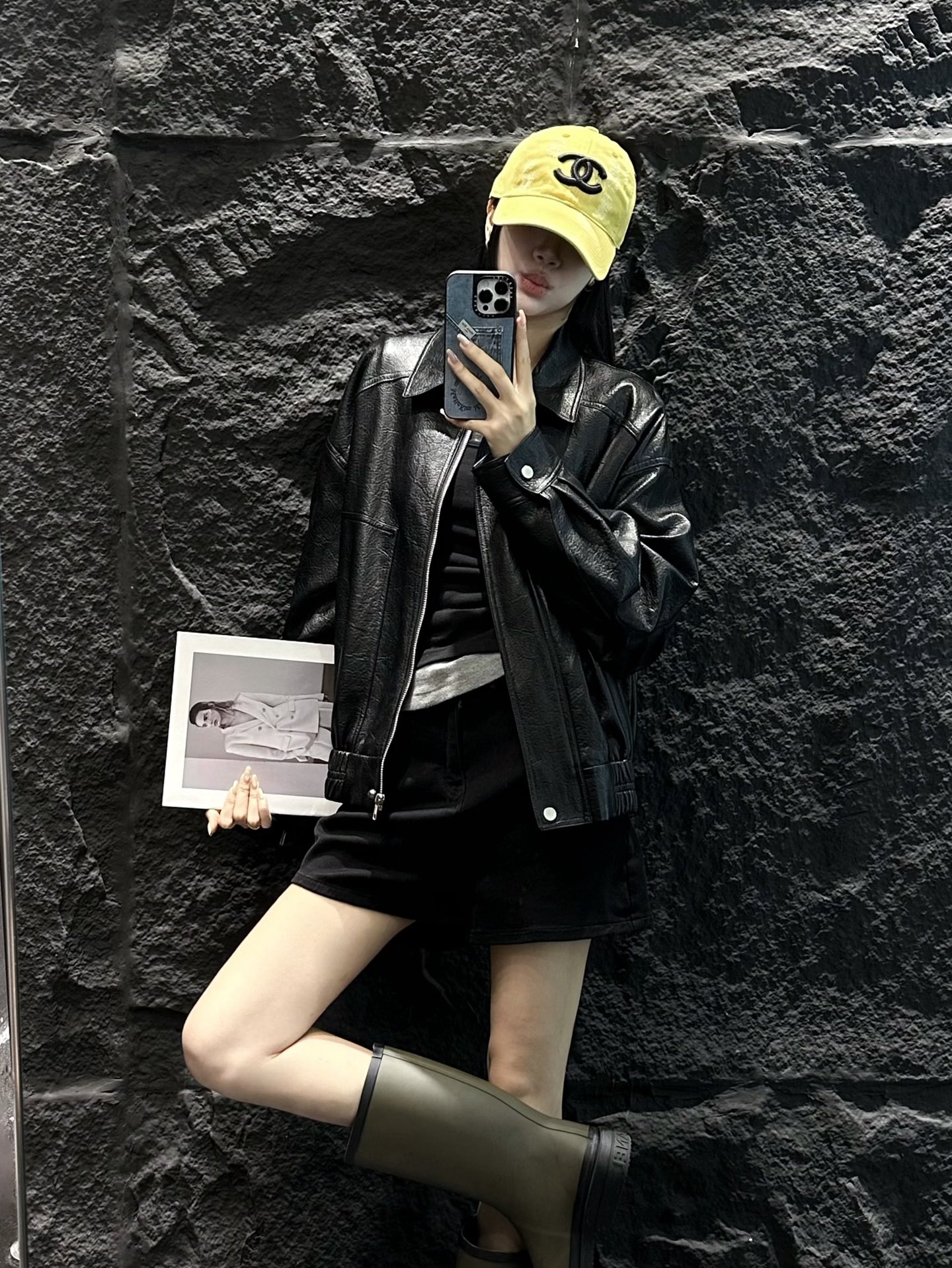 CHANEL精品仿製皮革飛行外套 女士潮流街頭風格設計款｜歐美奢侈品精品推薦