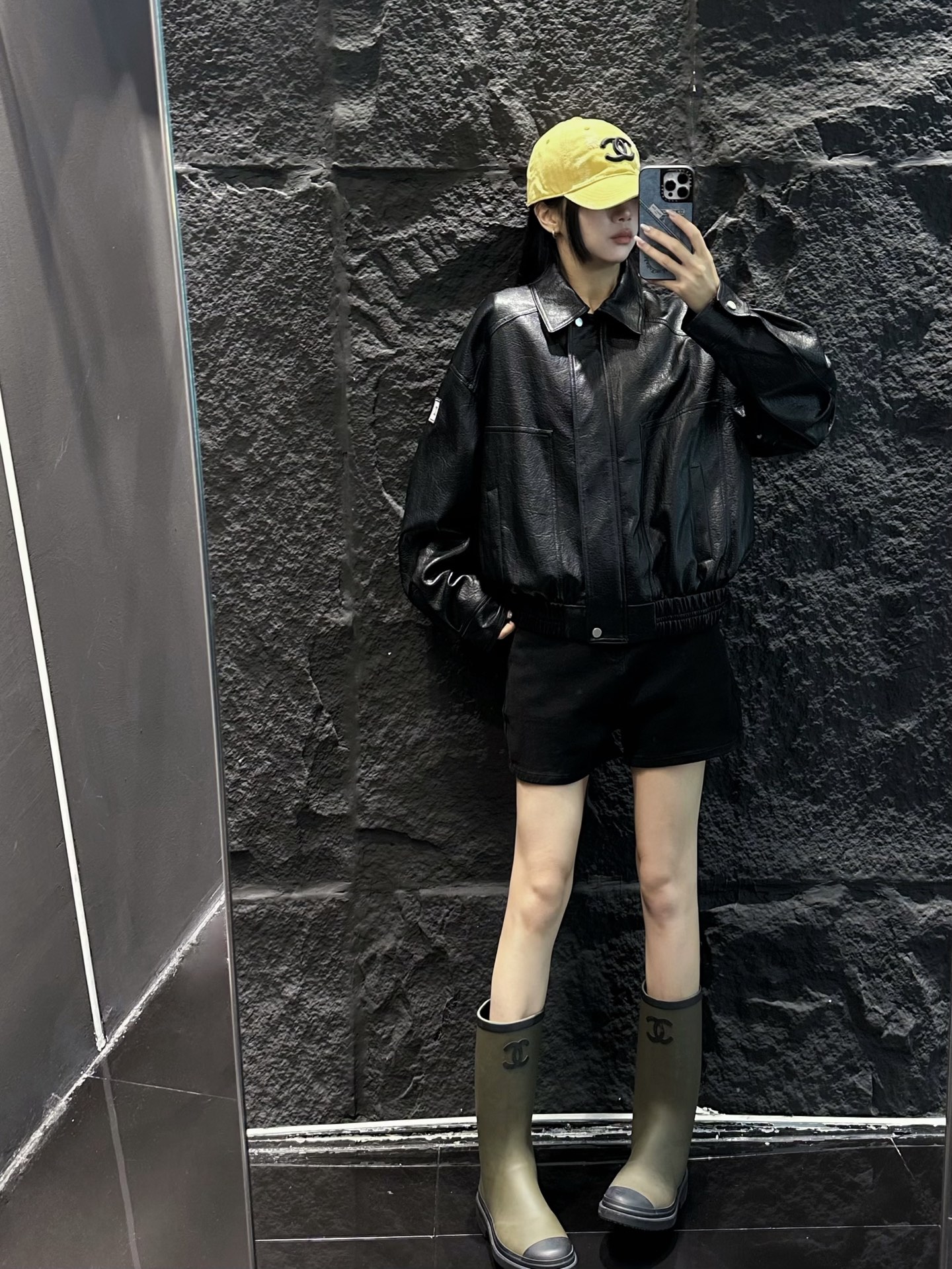 CHANEL精品仿製皮革飛行外套 女士潮流街頭風格設計款｜歐美奢侈品精品推薦