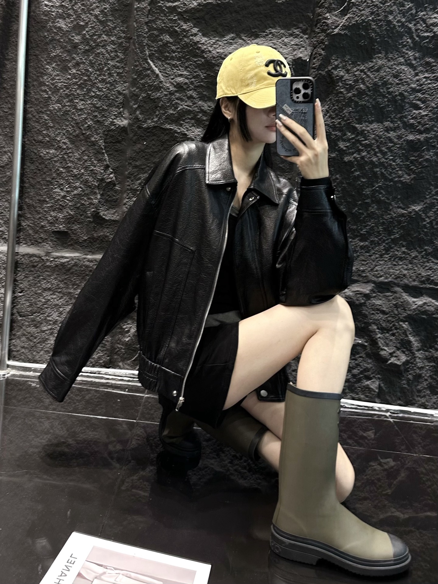 CHANEL精品仿製皮革飛行外套 女士潮流街頭風格設計款｜歐美奢侈品精品推薦