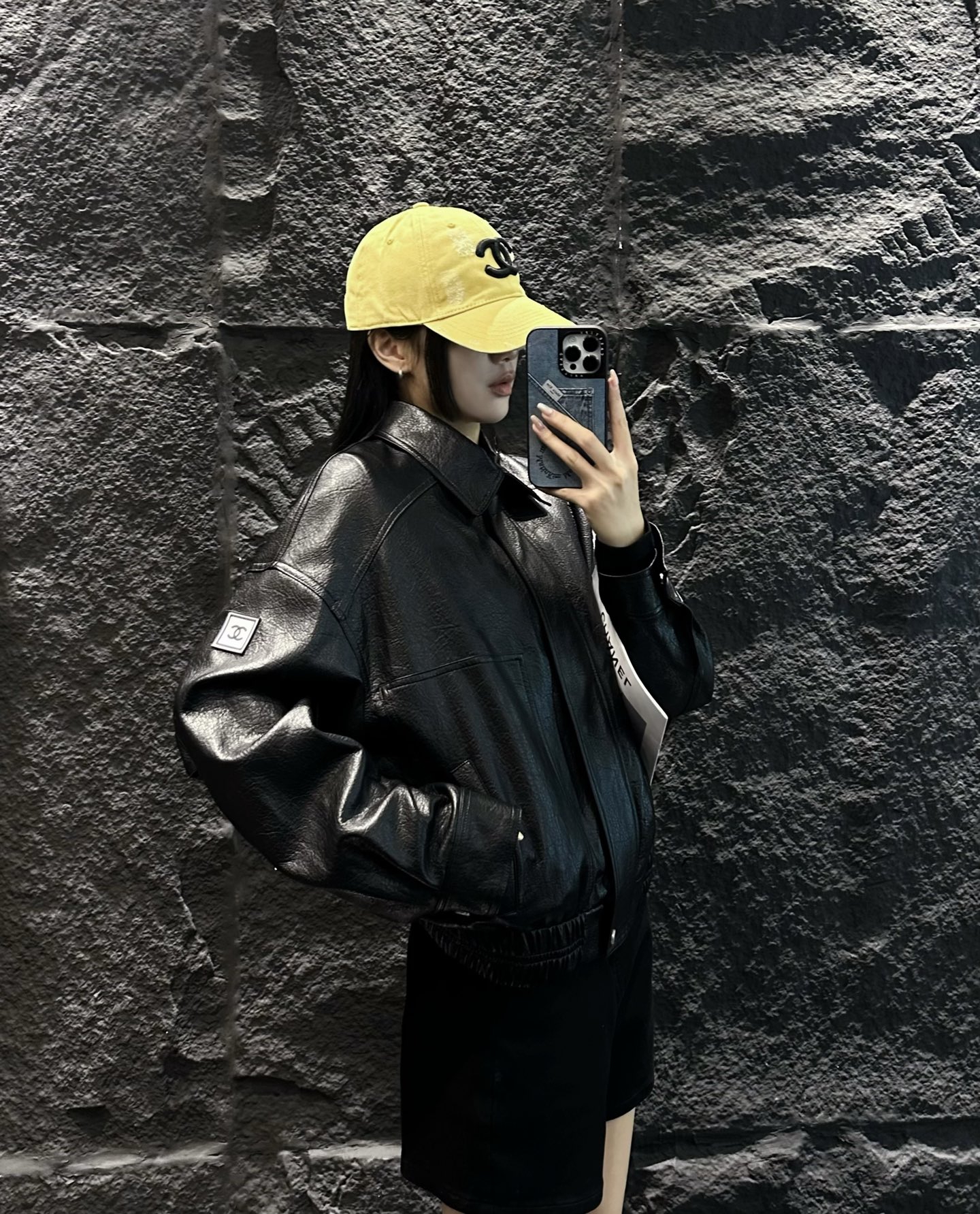 CHANEL精品仿製皮革飛行外套 女士潮流街頭風格設計款｜歐美奢侈品精品推薦