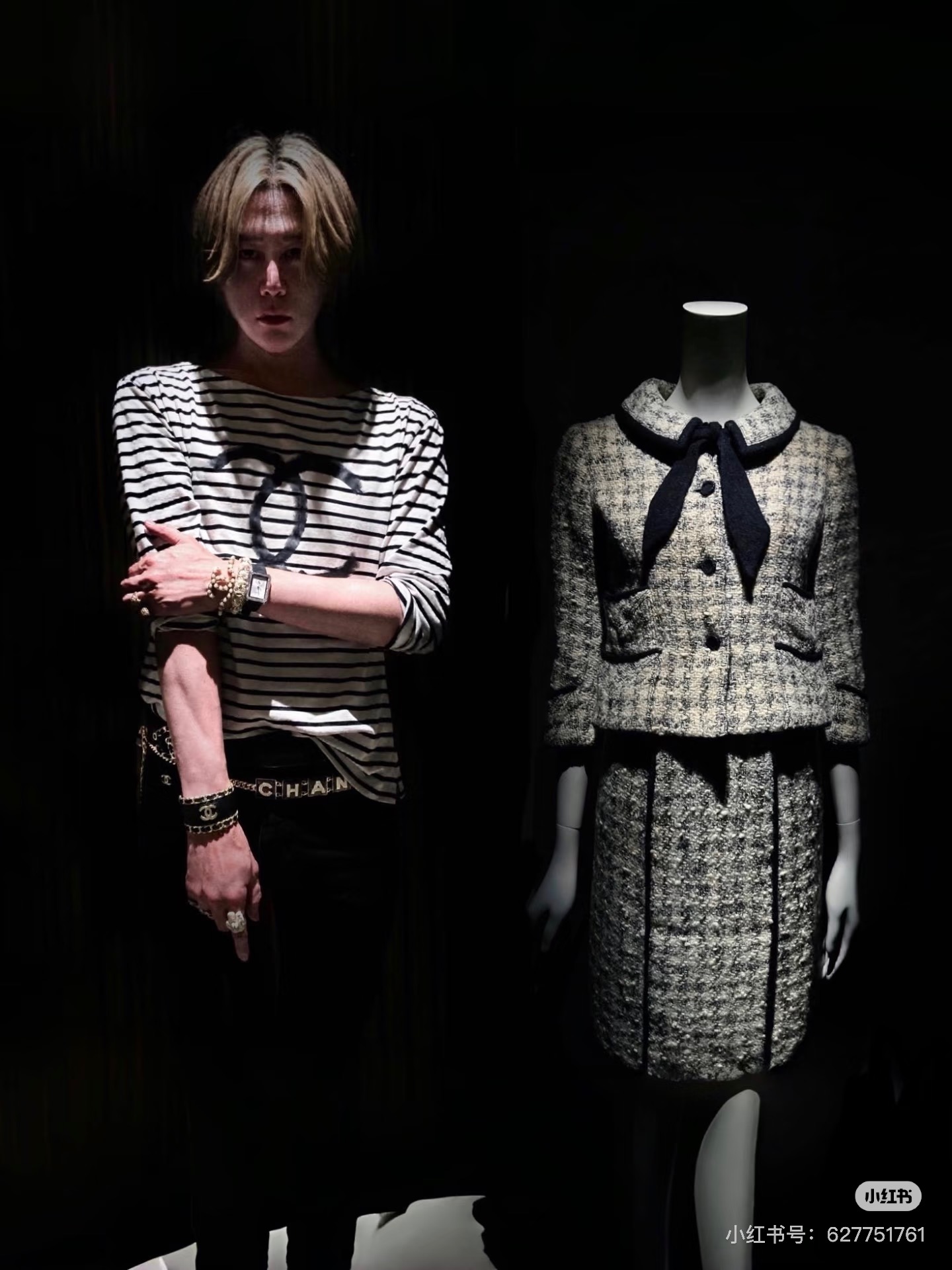 CHANEL原單高仿條紋長袖T恤 經典雙C印花 女士百搭款|超A仿原單精品圖片 9 CHANEL原單高仿條紋長袖T恤 經典雙C印花 女士百搭款|歐美奢侈品精品推薦