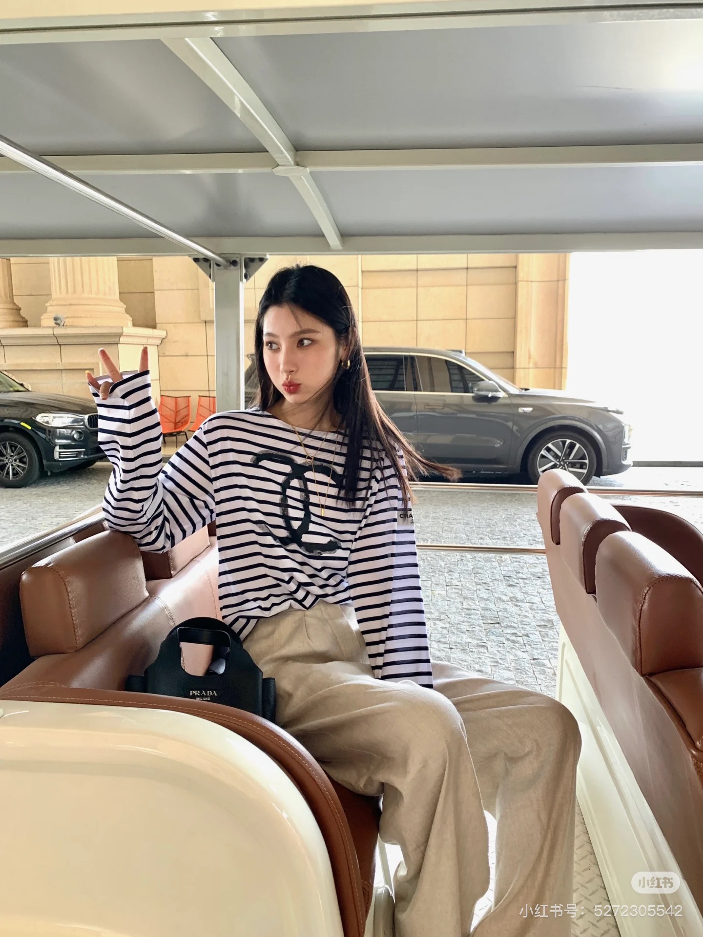 CHANEL原單高仿條紋長袖T恤 經典雙C印花 女士百搭款|超A仿原單精品圖片 8 CHANEL原單高仿條紋長袖T恤 經典雙C印花 女士百搭款|歐美奢侈品精品推薦