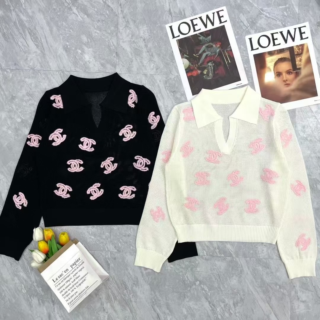 CHANEL立體Logo針織上衣 精品仿製長袖女款氣質百搭|超A仿原單精品圖片 3 CHANEL立體Logo針織上衣 精品仿製長袖女款氣質百搭|歐美奢侈品精品推薦